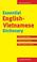 Cover of: Essential English-Vietnamese Dictionary