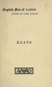 Cover of: Keats. by Colvin, Sidney Sir