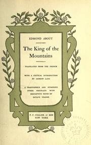 Cover of: The king of the mountains. by Edmond About