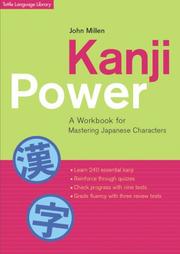 Cover of: Kanji Power: A Workbook for Mastering Japanese Characters (Tuttle Language Library)