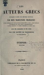 Cover of: Hécube. by Euripides