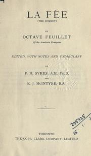 Cover of: fée (the comedy) | Feuillet, Octave