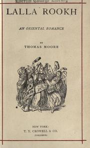 Cover of: Lalla Rookh by Thomas Moore