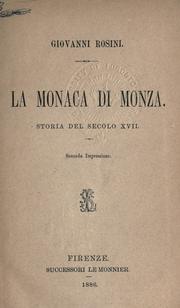 Cover of: La Monaca di Monza by Giovanni Rosini