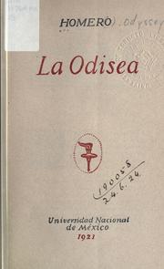 Cover of: La Odisea. by Όμηρος (Homer)