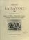 Cover of: La Savoie.