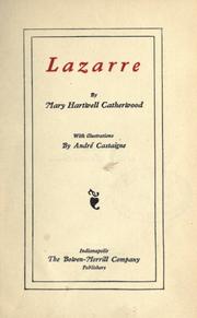 Cover of: Lazarre.: With illustrations by André Castaigne.