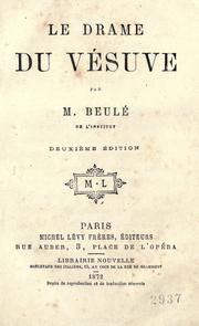 Cover of: Le Drame du Vesuve