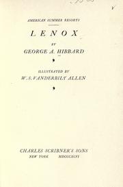 Lenox by George A. Hibbard