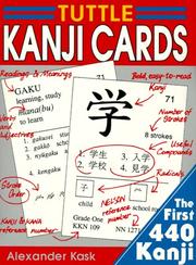 Cover of: Kanji Cards | Alexander Kask