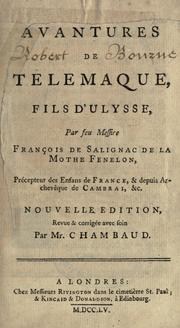 Cover of: Les avantures de Télémaque, fils d'Ulysse