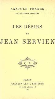Cover of: désirs de Jean Servien.
