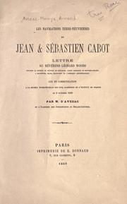 Cover of: Les navigations terre-neuviennes de Jean & Sébastien Cabot