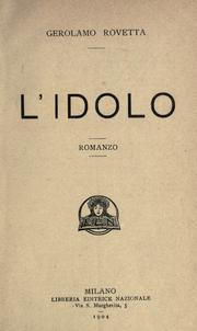 Cover of: L' idolo: romanzo