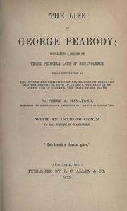 The life of George Peabody by Phebe A. Hanaford