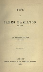 Life of James Hamilton .. by William Arnot