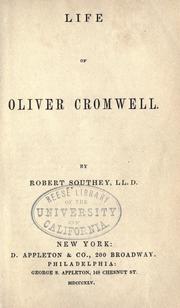 Cover of: Life of Oliver Cromwell.