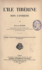 Cover of: L' île tibérine dans l'antiquité by Maurice Besnier