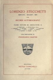 Cover of: Lorenzo Stecchetti, Mercutio, Sbolenfi, Bepi