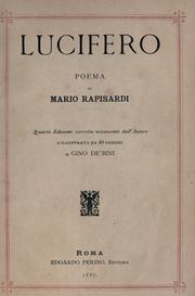 Cover of: Lucifero by Mario Rapisardi