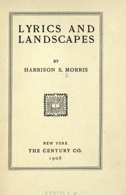 Cover of: Lyrics and landscapes