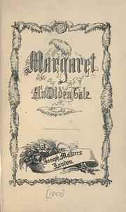 Cover of: Margaret. | Jane Eliza Leeson