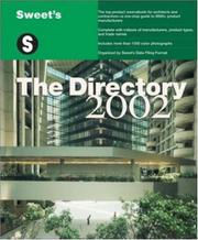 Cover of: Sweet's The Directory 2002 by Sweet's Group