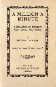 Cover of: A million a minute: a romance of modern New York and Paris