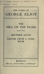 Cover of: The mill on the Floss. by George Eliot
