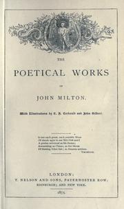 Cover of: Poetical works. by John Milton