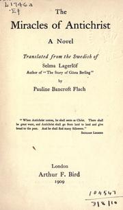 Cover of: The miracles of antichrist by Selma Lagerlöf