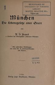 Cover of: München by Raoul Heinrich Francé