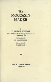 Cover of: The moccasin maker