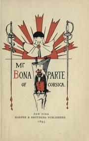 Cover of: Mr. Bonaparte of Corsica. by John Kendrick Bangs