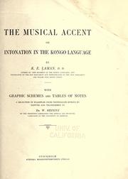 Cover of: The musical accent