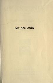 Cover of: My Ántonia. by Willa Cather