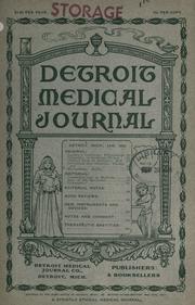 Cover of: Detroit Medical Journal. | 