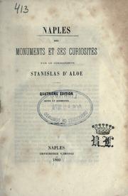 Cover of: Naples, ses monuments et ses curiosités