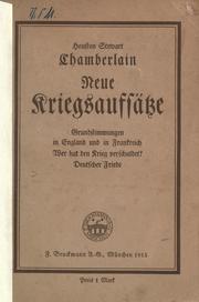 Cover of: Neue Kriegsaufsätze.