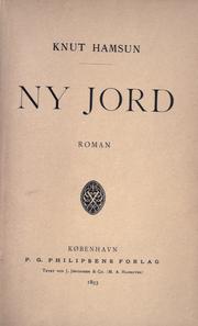 Cover of: Ny jord by Knut Hamsun