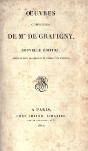 Cover of: Oeuvres complètes. by Françoise de Grafigny