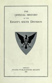 Cover of: The Official history of the Eighty-Sixth Division. by John G. Little