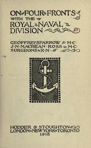 Cover of: On four fronts with the royal naval division