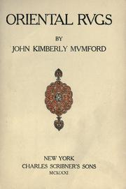 Cover of: Oriental rugs by Mumford, John Kimberly