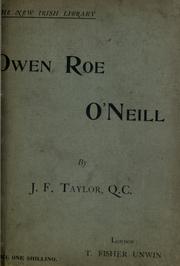 Cover of: Owen Roe O'Neill by John Francis Taylor