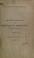 Cover of: Report of the proceedings of the tribunal of arbitration convened at Paris, 1893...