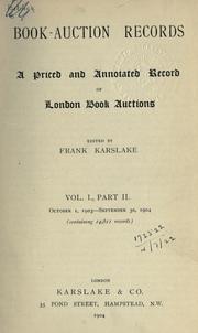 Cover of: Book-auction records. | 