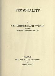 Cover of: Personality