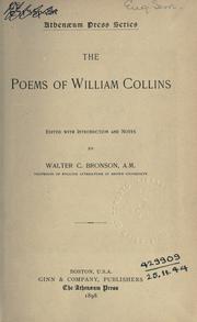 Cover of: Poems by William Collins