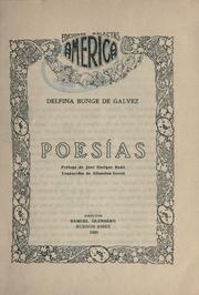 Cover of: Poesías by Delfina Bunge de Gálvez